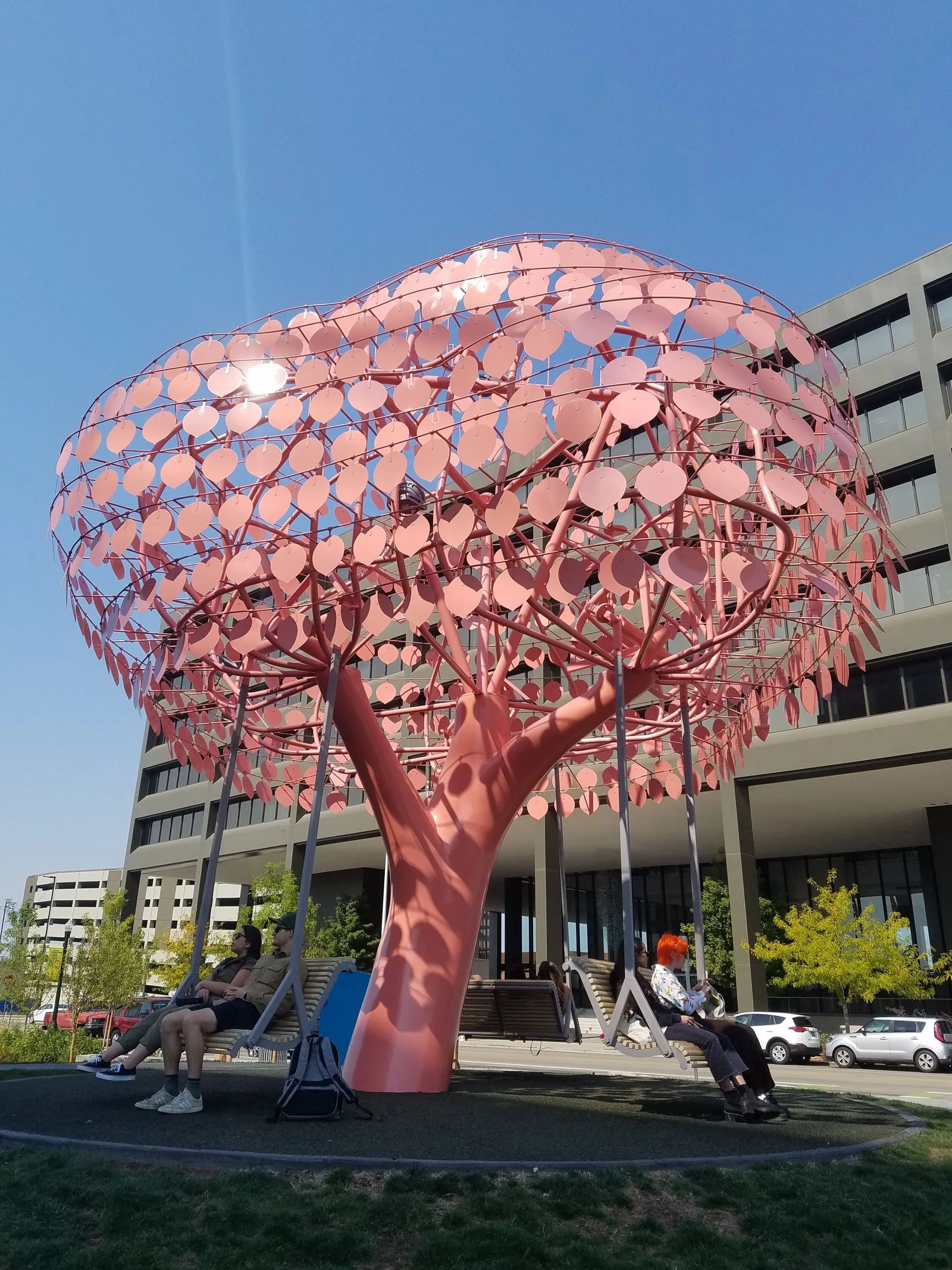 Photo of the Gentle Breeze sculpture in Boise, ID