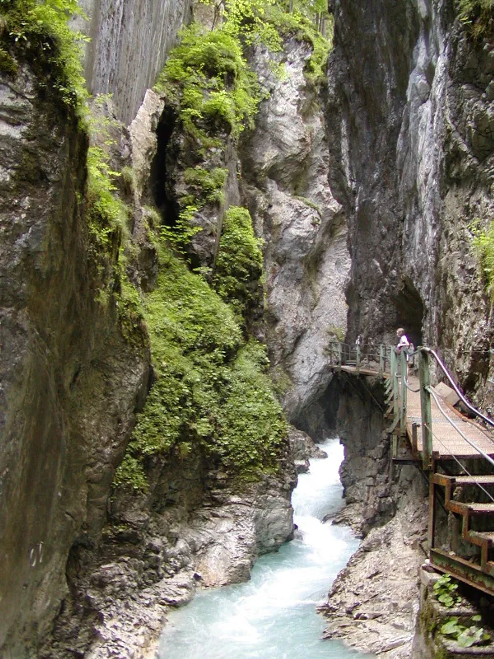 Photo of the Leutascher Geisterklamm, in Austria