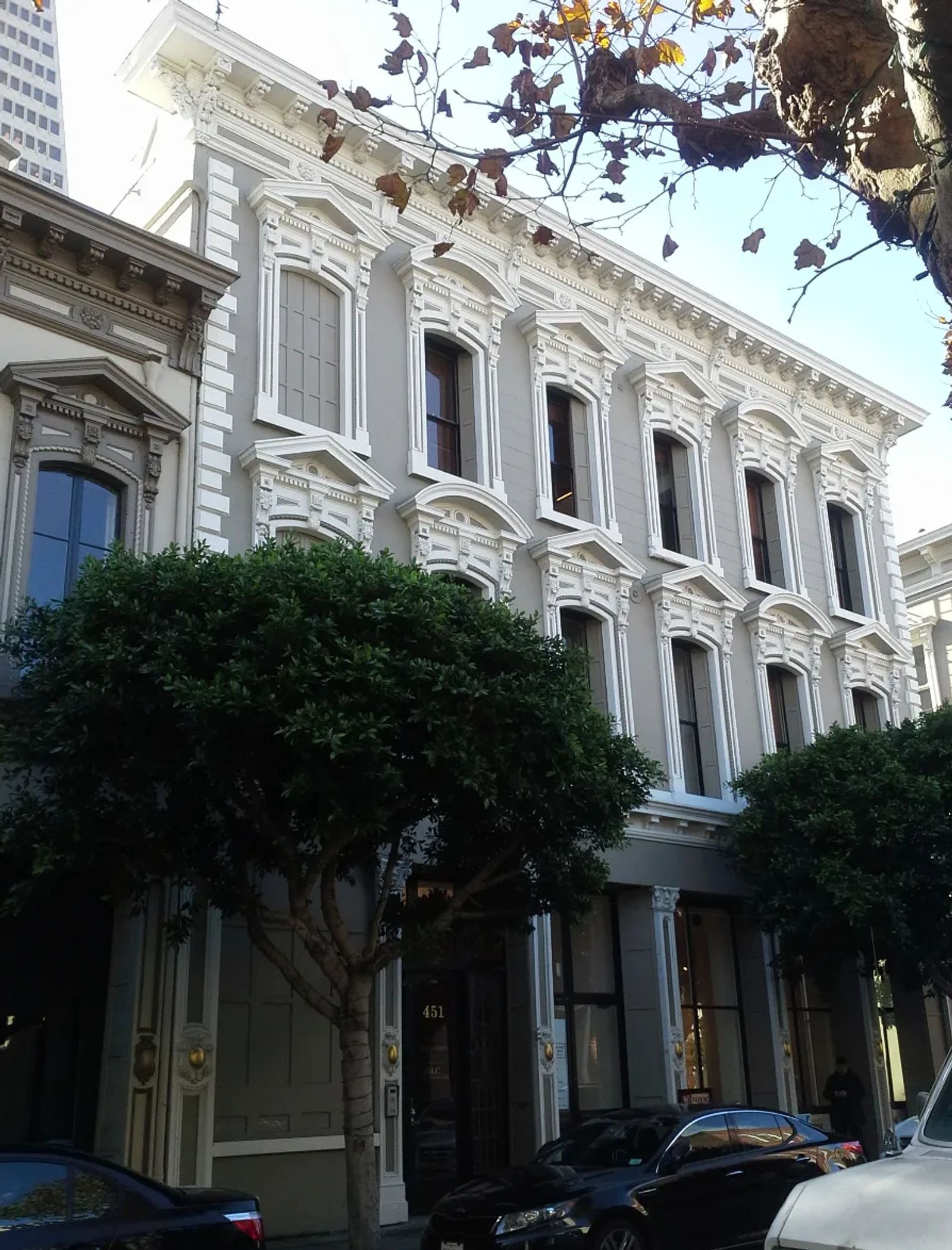 Photo of the Hotaling Whiskey Warehouse, in San Francisco, California