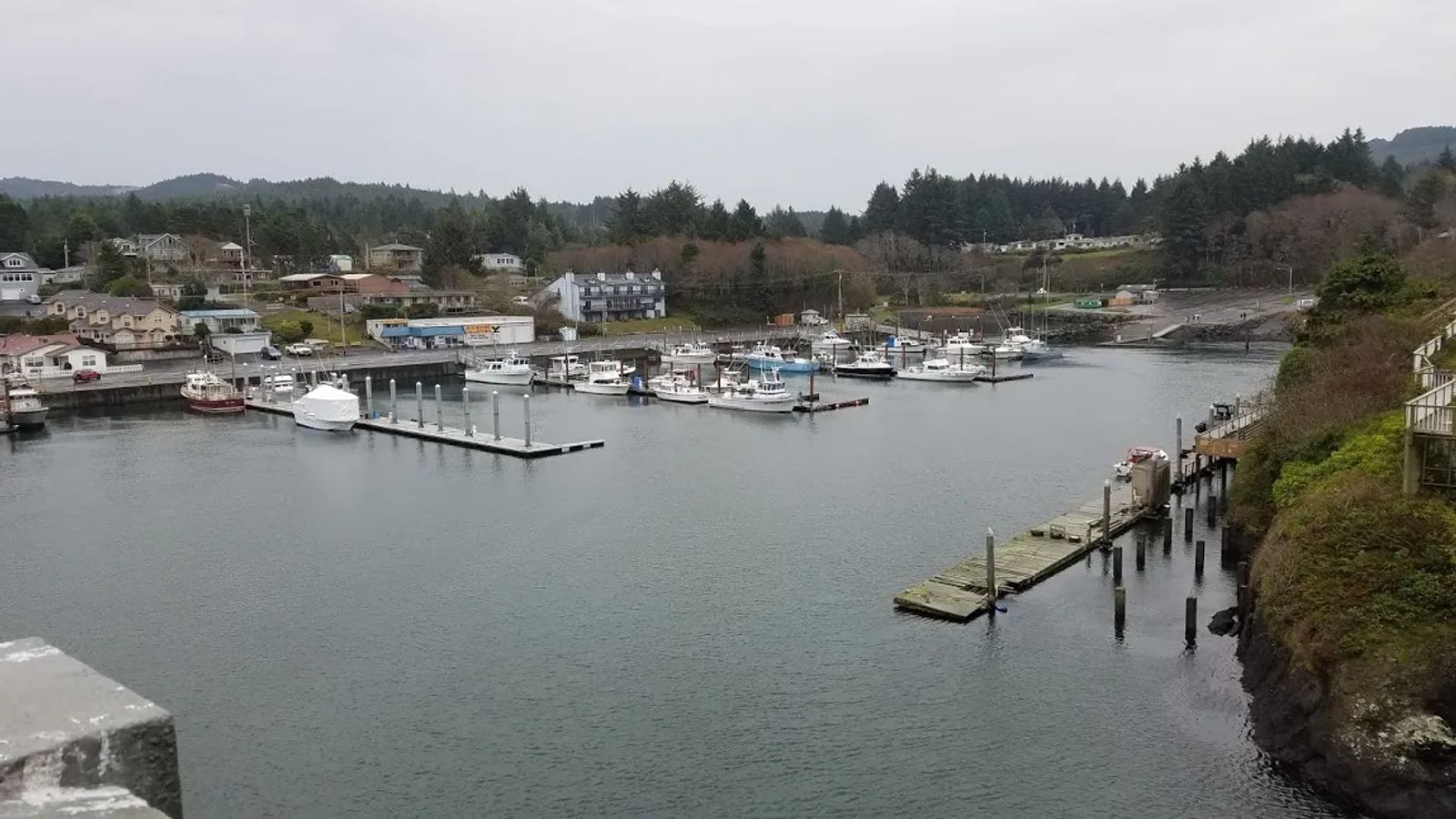 Photo of harbor in Depoe Bay, Oregon