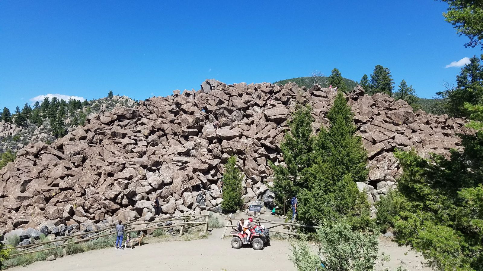 Photo of the Ringing Rocks near Pipestone, Montana