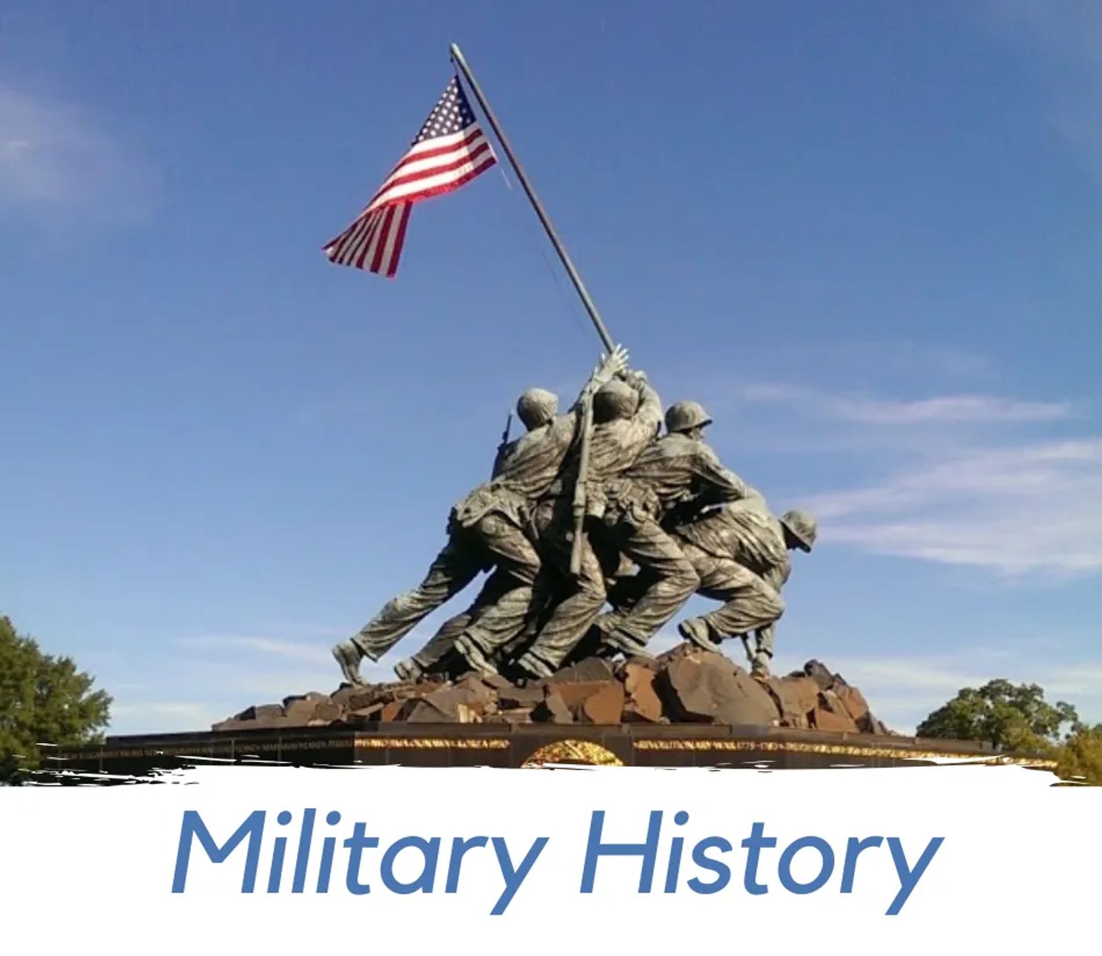 Photo of the United States Marine Corps War Memorial in Arlington, Virginia