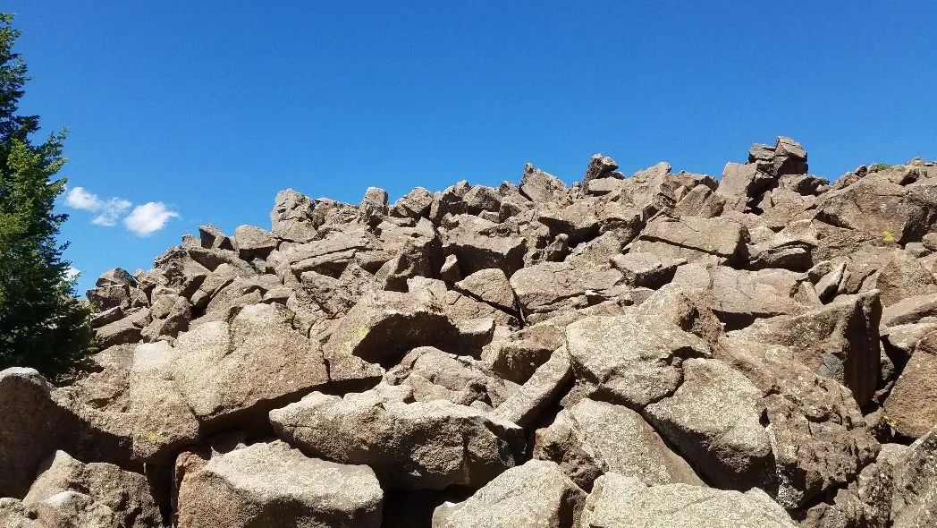 Photo of the Ringing Rocks near Pipestone, Montana