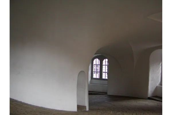 Photo of Rundetaarn's spiral ramp in Copenhagen, Denmark