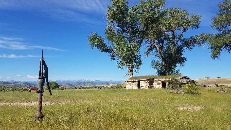 Photo of the Old Parker Place, near Three Forks, MT