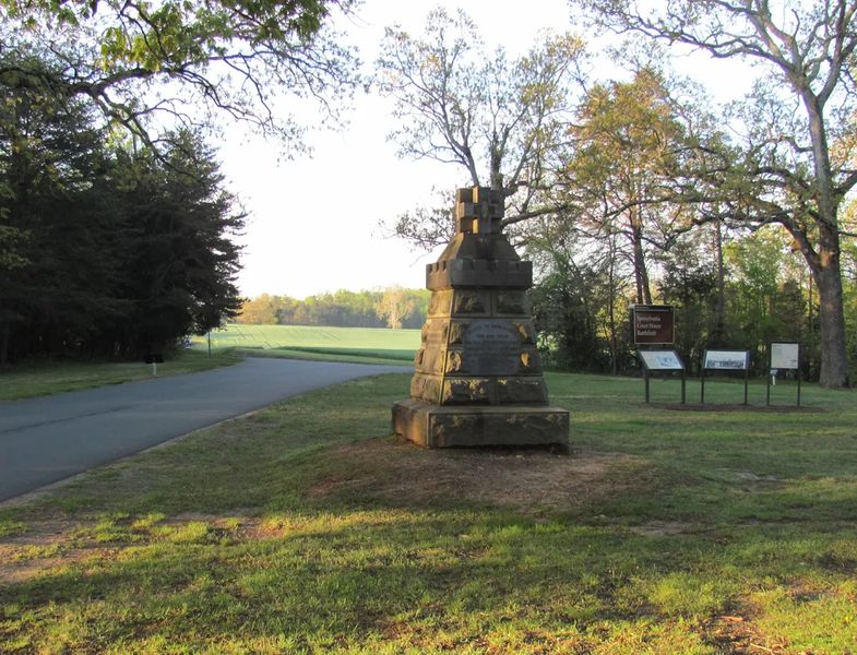 The General John Sedgwick monument in Spotsylvania Battlefield marks the spot where Sedgwick was shot and killed. He was the highest ranking Union causality of the Civil War.