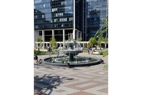 Photo of Fountain in Berczy Park, Toronto, Canada