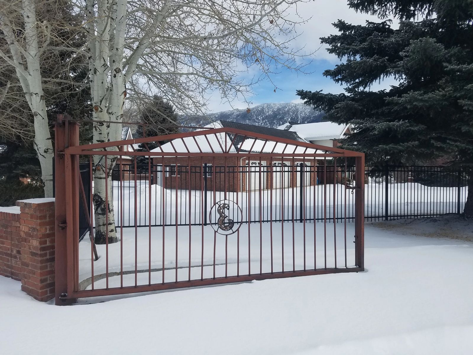 Photo of Even Knievel's gate in Butte, Montana