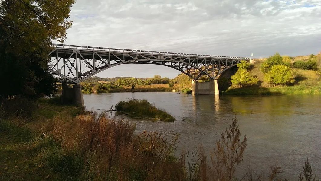 Photo of The Bryan Bridge over the Niobrara River, in Nebraska
