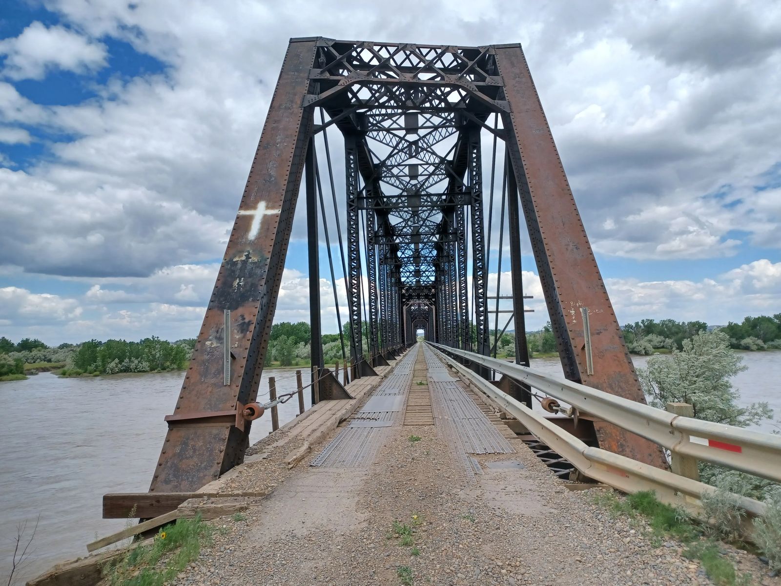 Photo of the Kinsey Bridge, near Kinsey Montana
