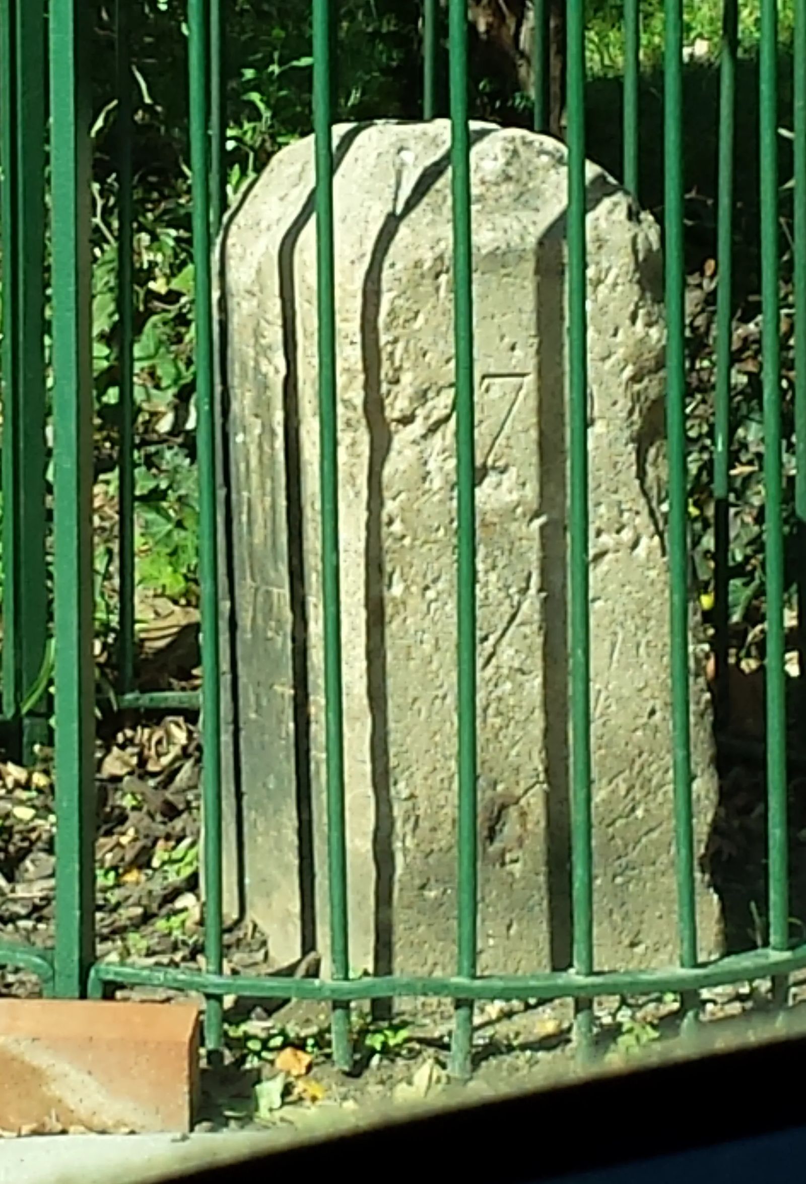 Photo of a Boundary Stone for NE border of Washington, DC