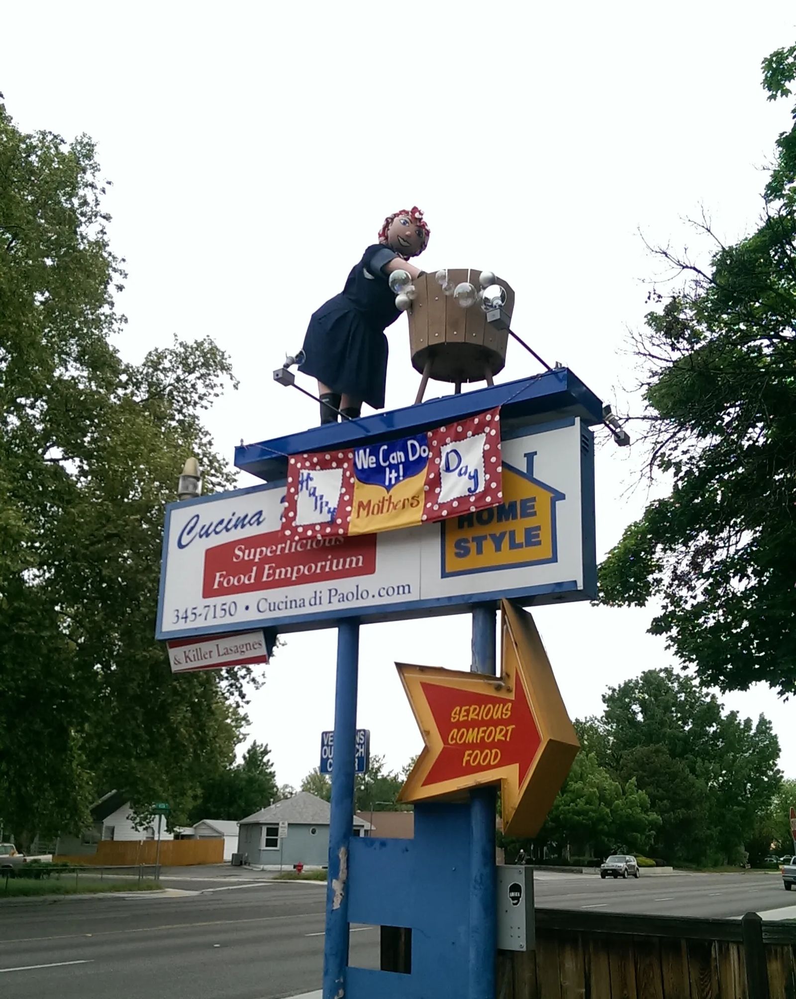 Photo of Betty the moving washerwoman in Boise, Idaho